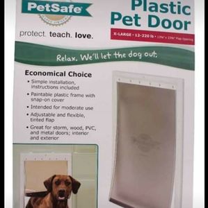 Petsafe xlg dog door up to 220 pounds